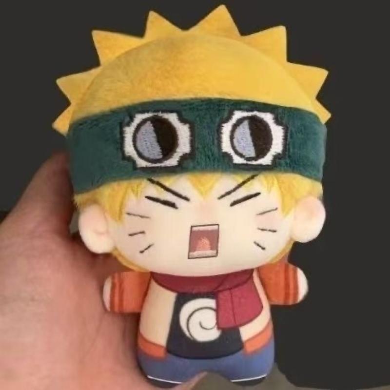10cm Cute Anime Naruto Cotton Doll Plush Cartoon Kawaii Uzumaki Peripheral Stuffed Toy Children Gifts s Cuddly Fluffy Huggable Comfort Adorable Soft