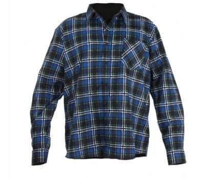 Blue Checked Flannel Shirt Lahti Pro Lpkf3 1 Pc