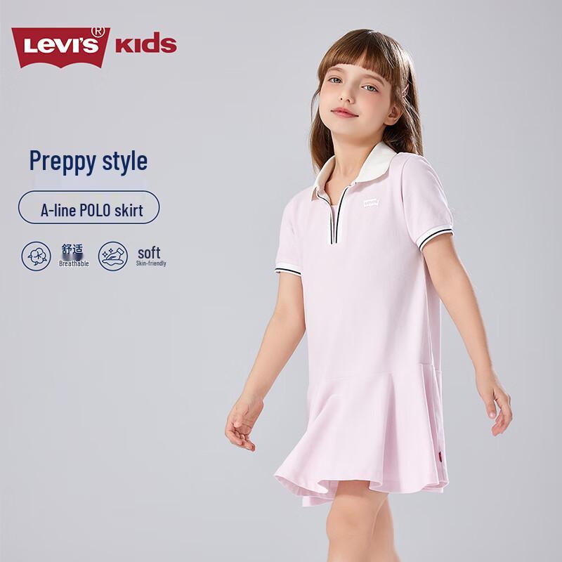 Levi s Girls  Short Sleeve A-Line T-Shirt Dress S