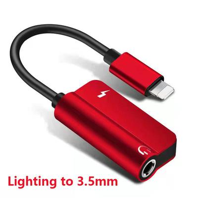 2 In 1 Audio Adapter, Headphone Charging Cable for iPhone 11x7 8 Plus, Aux Cable for 3.5mm Lighting To Headphone Splitter