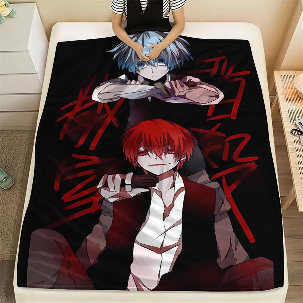 

1PC Assassination Classroom Print Flannel Blanket, High quality All Seasons, Home Decor, Warmth and Comfort, Perfect for Christmas Gifts 80cm x 120cm