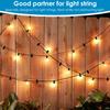 30Pcs Outdoor String Light Clips Weatherproof Cable Hanger Hooks Plastic Fairy Light Clips for Cable Holiday Decor for Outside