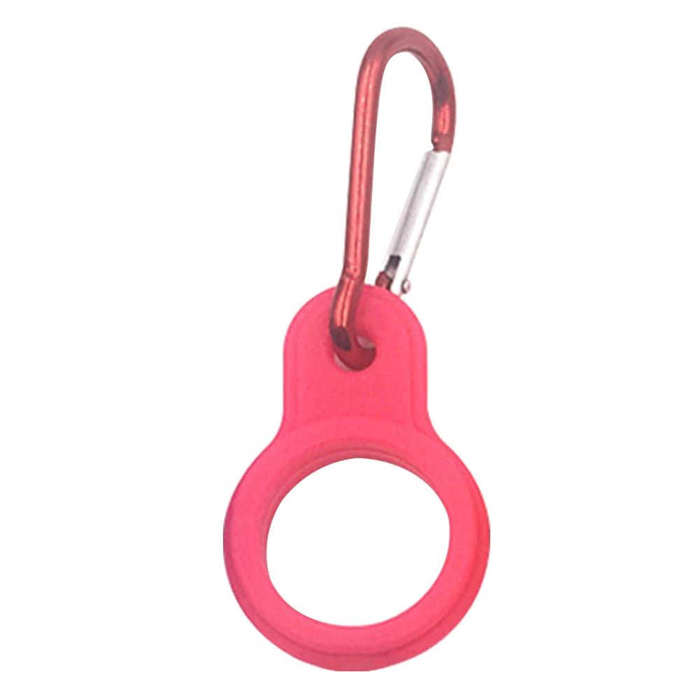 Silicone Kettle Hanging Buckle Carabiner Sports Water Bottle Holder Outdoor Camping Portable Water Bottle Hook Backpack Hanger