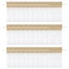 Multipurpose Pack of 30 Sturdy Organza Linen Drawstring Storage Bags for Jewelry Storage and Gifts Packaging Use