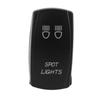 SPST Carling Switch Car Boat Truck Rocker Switch 1pc 5 Pin Marine Switch 12V 24V ON-OFF Blue LED Waterpoof
