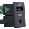 Easy Installation USB AUX Switches Plug with Cable Replacement AUX USB Switches Port Socket & Cable for B6 B7 RCD510