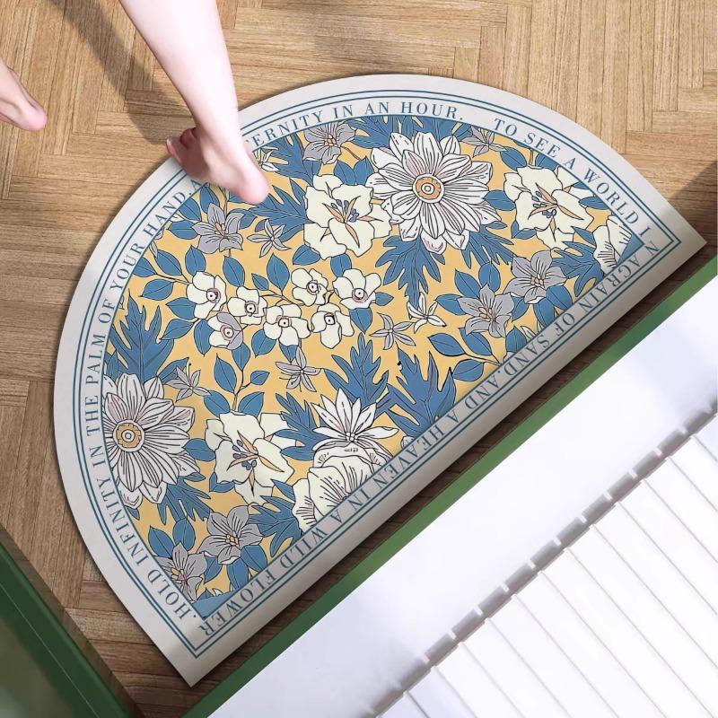 Diatom Mud Absorbent Pad, Soft Cushion, Bathroom Door Floor Mat, Bathroom Entry Door Non-Slip Foot Mat, Toilet Door Mat, Carpet