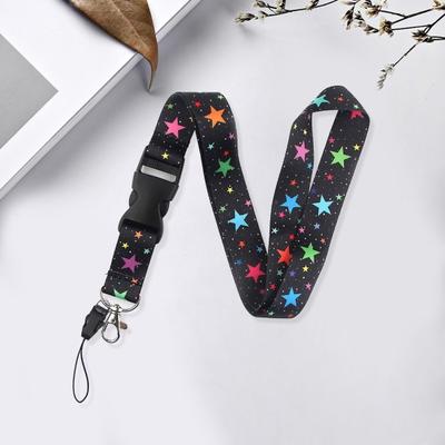 With Lobster Buckle Double-sided Printing Strength Pattern High Webbing Lanyard Universal