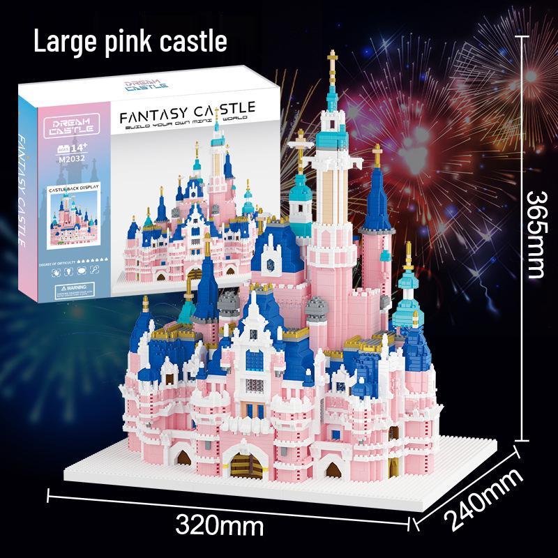 Princess Bouquet Cherry Blossom Castle Building Blocks - High Difficulty, Compatible for Girls' Birthday Gift
