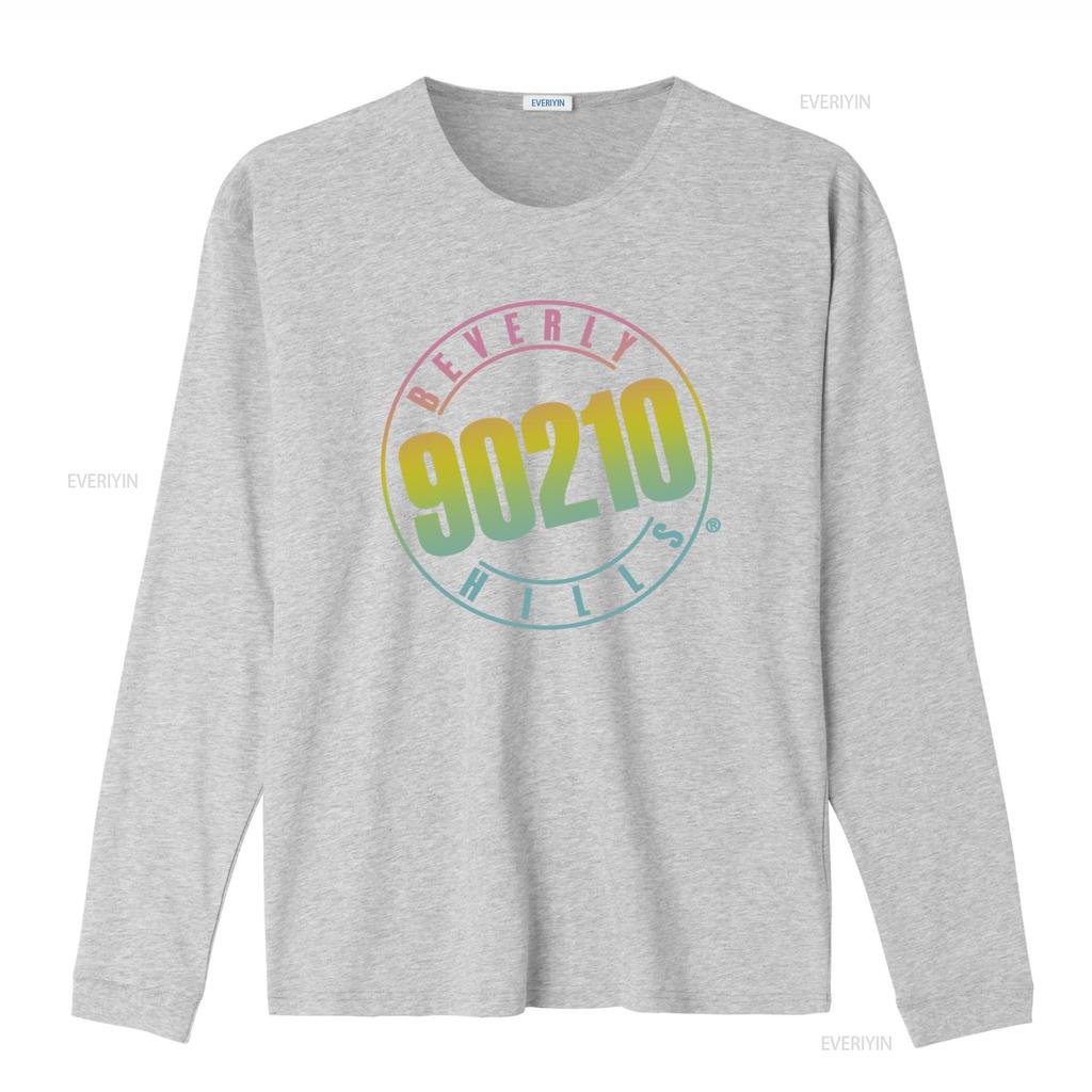 Beverly Hills 90210 Koszulka z Retro Logo do Modnych Codziennych vintage Prana Wygodna moda Unisex Uniwersalna Oddychająca homme