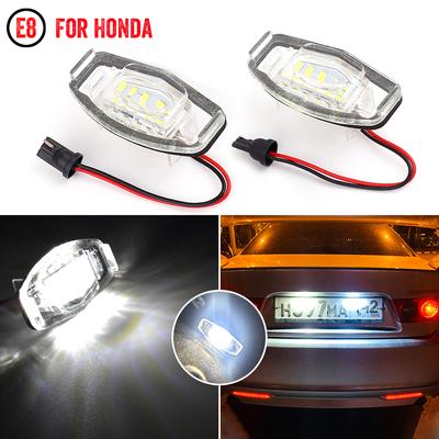 Araba Numarası Plaka Işıkları Parlak Beyaz Otomatik Led Lamba Honda Civic Sedan Pilot Accord Sedan Odyssey Acura MDX RL TL