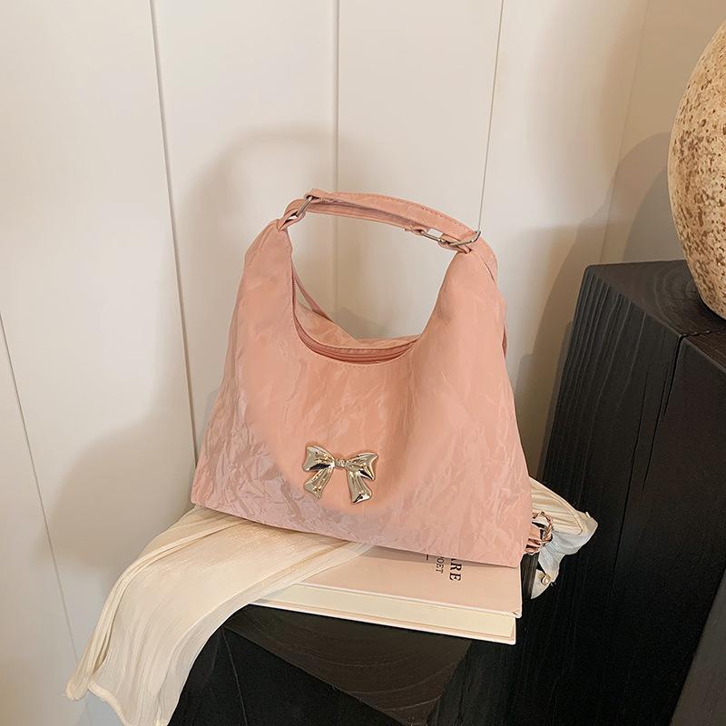 Casual Soft Face Large Capacity Women's Backpack New Style Backpack Fashionable Embroidered Butterfly Simple Single-shoulder Tote Bag