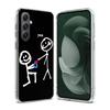 Funny Cute Cartoon Matchman Phone Case for Samsung A16 A26 A36 A56 A17 A37 A57 A07 A06 A02S A03 A04S A05S Galaxy Note 20 10 A50S