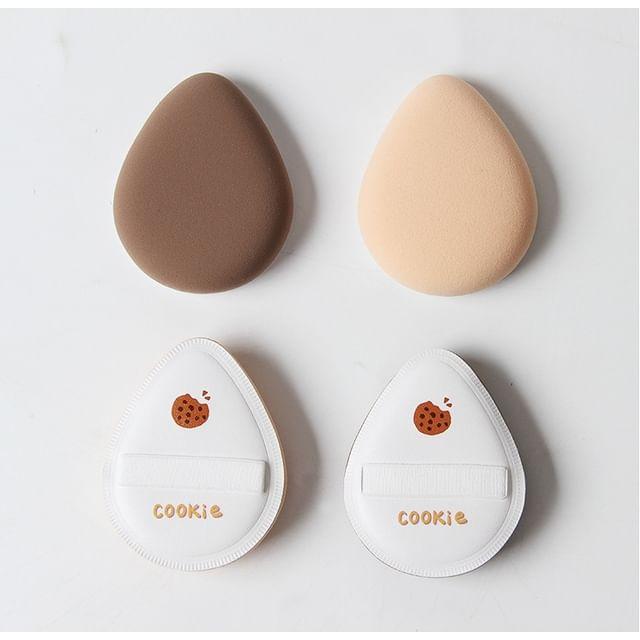 Stapi - Пуховка для пудры (различные варианты дизайна) 0.18cm Thickness - Droplet - Cookie - Nude