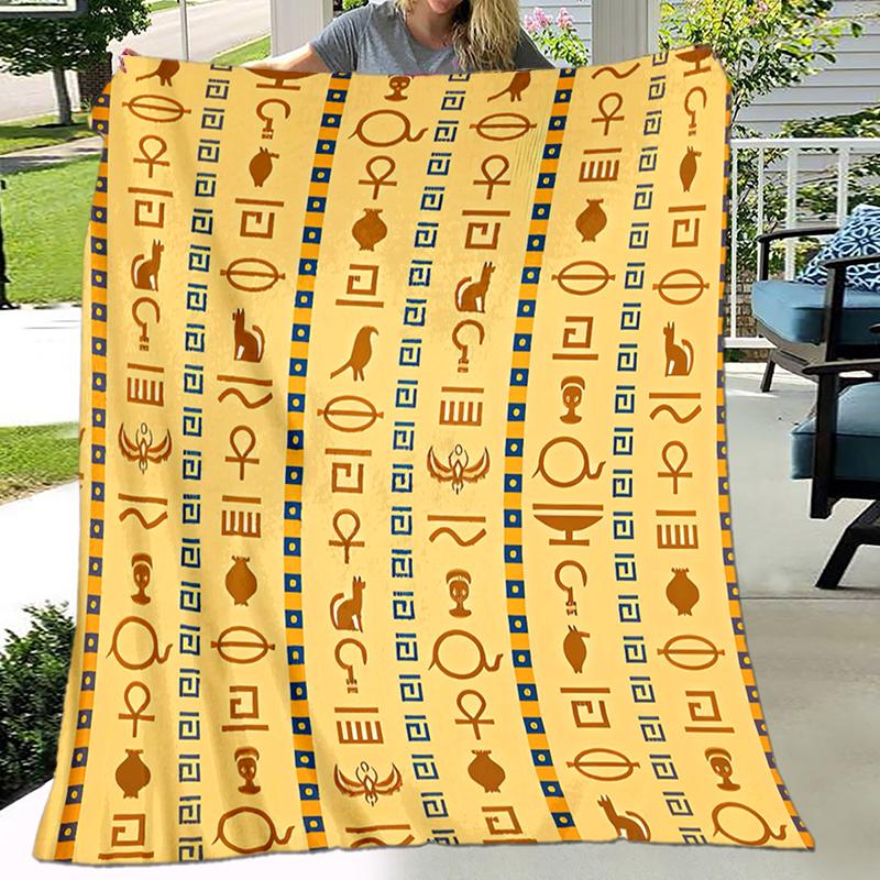1 Stück Altägyptische Wandmalereien, Wikinger, Anubis Decke, Ganzjahres leichte Heim-Büro Außen Nickerchen Multifunktionale Decke