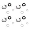 4 Set Fuel Injectors Seals O Ring Kit 03C198149 Fuel Nozzle Seal Replacement for CC EOS