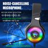 Colorful RGB Noise Cancelling Gaming Headphones For PC PS4 XBOX  7.1 Surround Sound Headset Gamer Helmet with Microphone