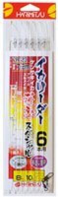 HARIMITSU Leader Calamari Satsuma Special, 6 pezzi, 7,2 m, fluorocarbonio calibro 8, VR-23