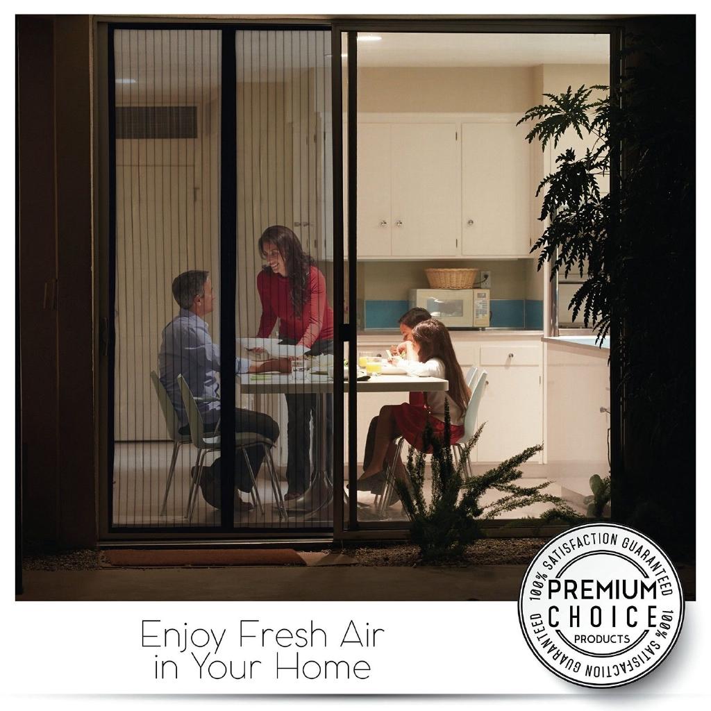 On Seen As Tv Magic Mesh Handsfree Net Screen Door Magnetic Anti Mosquito Bug