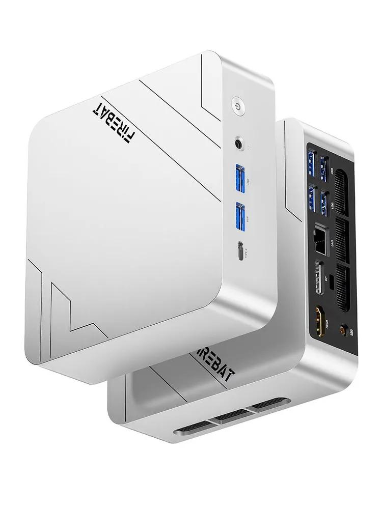 FIREBAT F1 Mini Pc Amd Ryzen 7 H 255 LPDDR5 16GB RAM M.2 PCI-E 4.0  512GB SSD Wifi6 Bt5.2 USB4 2500m Lan Windows11 Desktop Gaming Computer