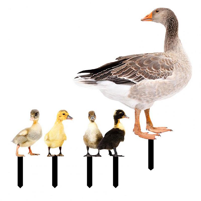 

Украшение дома, знаки для двора, колья, реалистичные знаки для украшения газона, уличные украшения, декор в виде утки