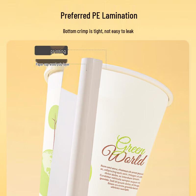 NHZHIW Disposable Paper Cups