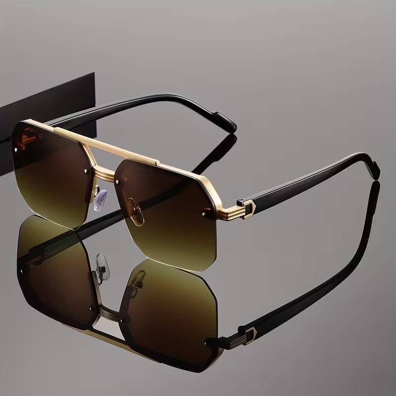 1pc Unisex Pilot Frame Multicolor Classic Personality Fashion Sunglasses For Daily Vacation Beach Party MusicFestival Decoration