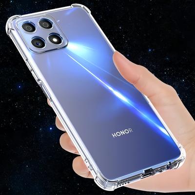 Transparent TPU Shockproof Protection Phone Case For Honor X8D X8C/XBB/X8A/X7C/X6A/X6B/ X6C-Clear