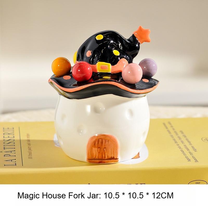 Странная и эксцентричная вилка для фруктов из нержавеющей стали «Призрак» для дома, десерта, торта, фруктов, шпажка