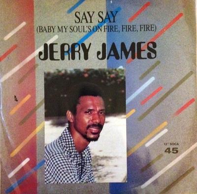 12inch Record JERRY JAMES - Say Say HVT39 Hot Vinyl 1987 UK Reggae, Ska & Dub Used