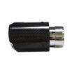 Universal 60mm-89mm Glossy Carbon Fiber Exhaust Pipe Auto Styling Modification Muffler Straight Edge