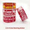 250Pcs Fragile Warning Sticker Roll Handle With Care Keep Shipping Express Label Useful Tag
