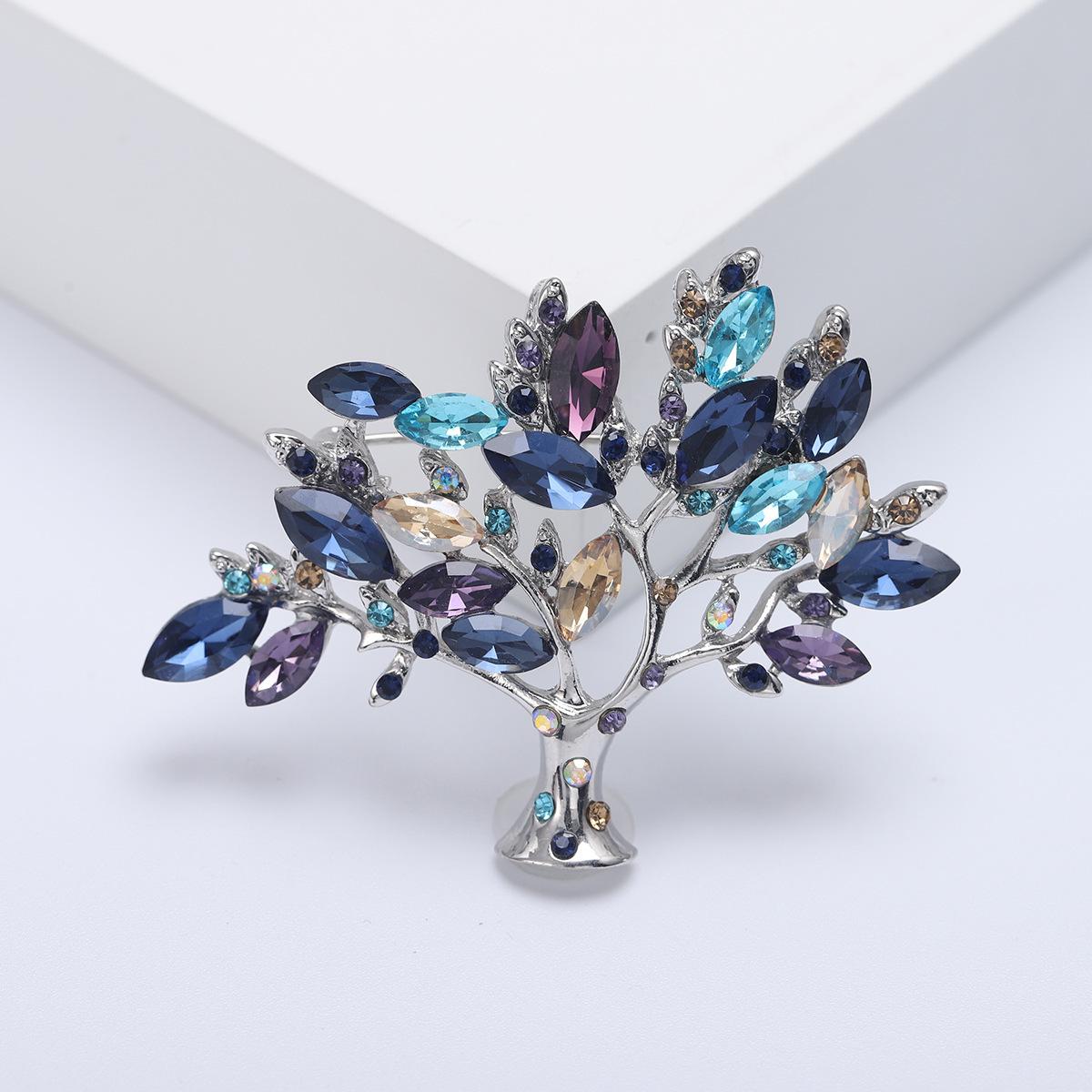 

Мода горный хрусталь дерево удачи брошь личность универсальная одежда корсаж темперамент аксессуары