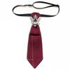 Uniform Ties For Janpanese JK Uniform Cosplay Accessory Neckwear jk seifuku Anime Necktie with Rhinestones Metal Charm