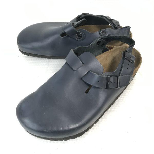 Birkenstock Comfort Sandals 40 26.0 Navy Slip-on Germany