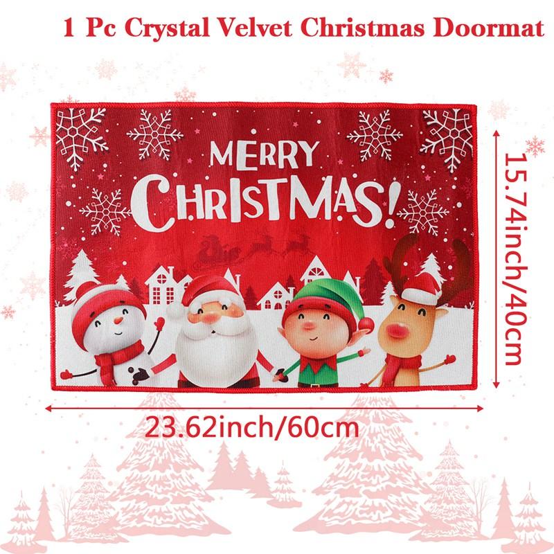 Christmas Carpet Santa Claus Mats Merry Christmas Decor For Home 2025 Living Room Children Bedroom Navidad Happy New Year Gifts