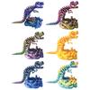 Standing Big Mouth Dinosaur Model Ornament Movable Joints 3D Model Skull T-Rex Articulated Tyrannosaurus Rex Creative Collection