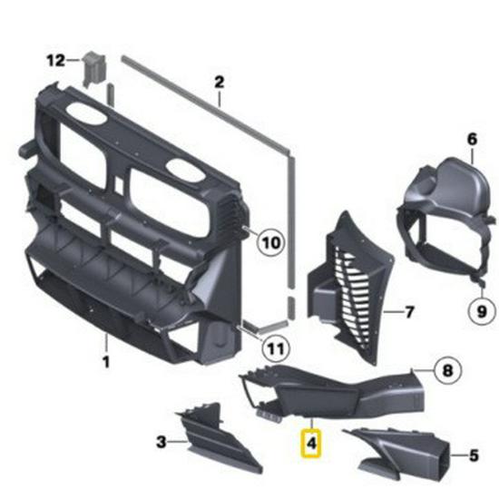 BMW X5/E70 Brake Vent (51747222877/51747222878)
