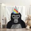 Game G Gorilla T Tag Blanket Soft and Skin Friendly For Couch Bed Napping Bedspread All Seasons Comforter
