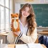 Cute Plush Pencil Case for Kids Girls, Soft Furry Pencil Pouch, Large Capacity Zipper Pen Holder Bag for School Supplies and Stationery