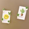 Zhenghui 3D Cactus Fridge Magnet - Creative Plant-Shaped Message Holder