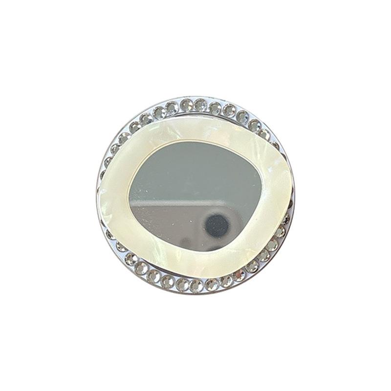 Rhinestone Magnetic Desktop Phone Airbag Holder Rendering Square Dolphin Mirror Ring Holder