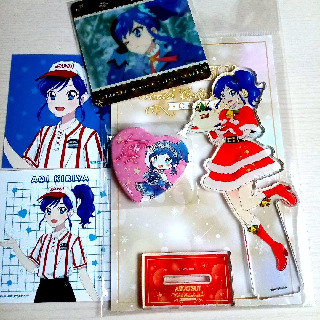 

[Б/У] Айкацу! Кафе Аой Кирия Рождественская акриловая подставка Бонусный костер Значок с выставки костюмов