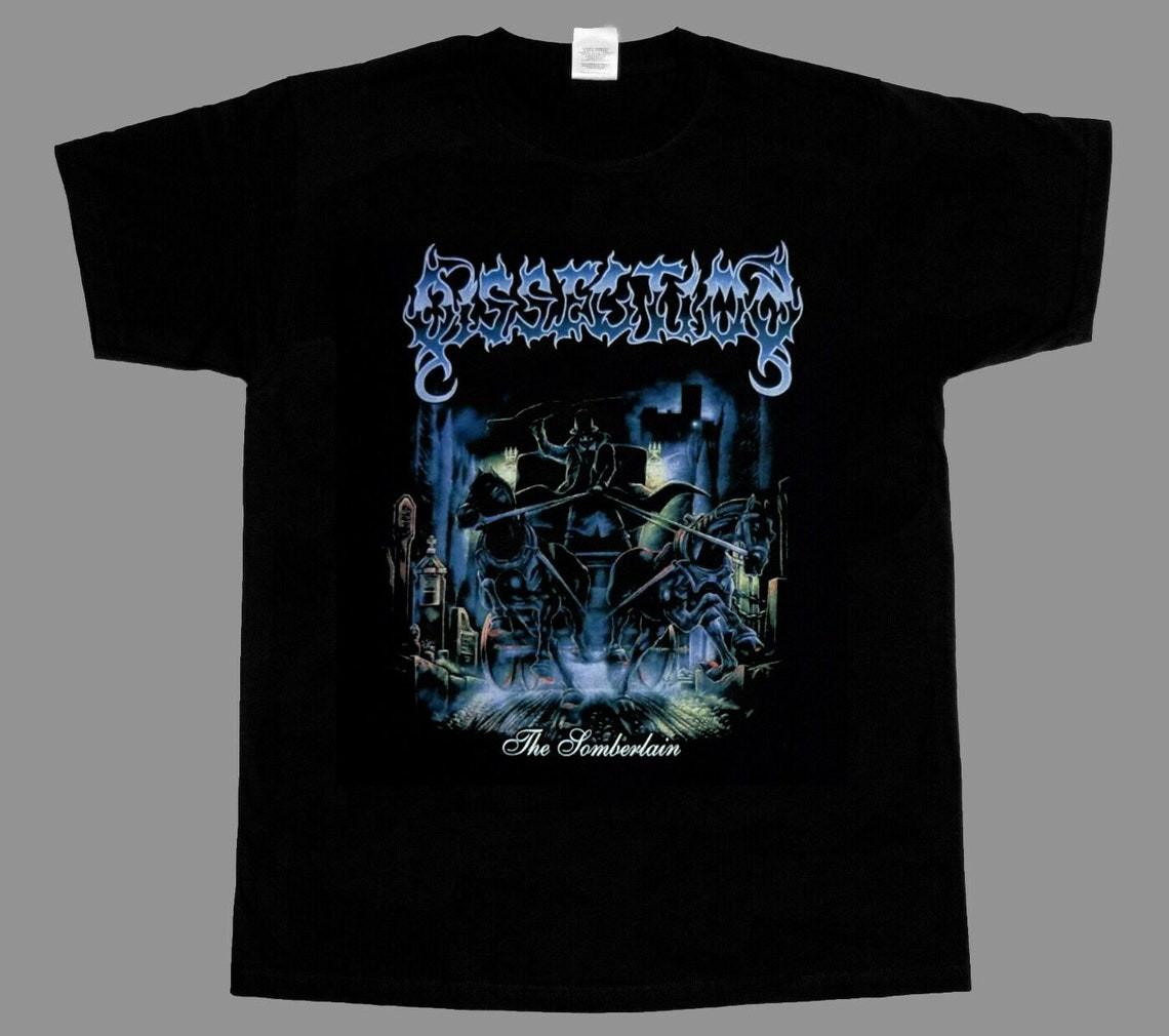 Dissection T Shirt Mens Womens Tees Top Vintage Metal T-Shirt Mens Womens Tees Top Metal Tees Unisex T-Shirt Mens Womens Tees Top S