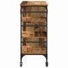 Kitchen Trolley Reclaimed Wood Look 87.5 x 39 x 84.5 cm Engineered Wood