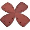 Power Polishing Tool Triangle Sanding Sheets for Wood/Metal/Leather 10PCS
