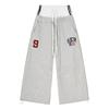 Vintage American Style Wide Leg Sweatpants Unisex Loose Casual Trousers Streetwear