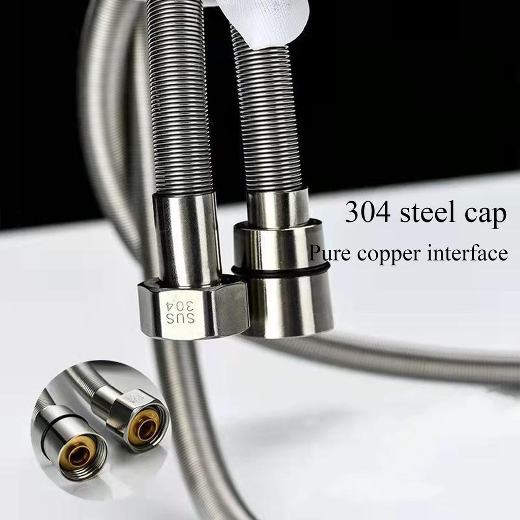 Brauseschlauch Dusche Verschlüsselung Explosionsgeschützter Schlauch Badezimmer Warmwasserbereiter Duschkopfschlauch Edelstahlschlauch Zubehör