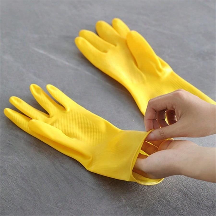 Guanti Resistenti in Gomma per Lavare i Piatti, Unisex, Impermeabili, Resistenti ai Tagli, Protezione in Lattice, per la Casa