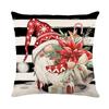 Christmas Polyester Pillow Cover Pillow Cushion Home Sofa Cushion Cover Plaid Letters